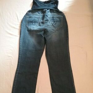 Maternity women's blue jeans size medium